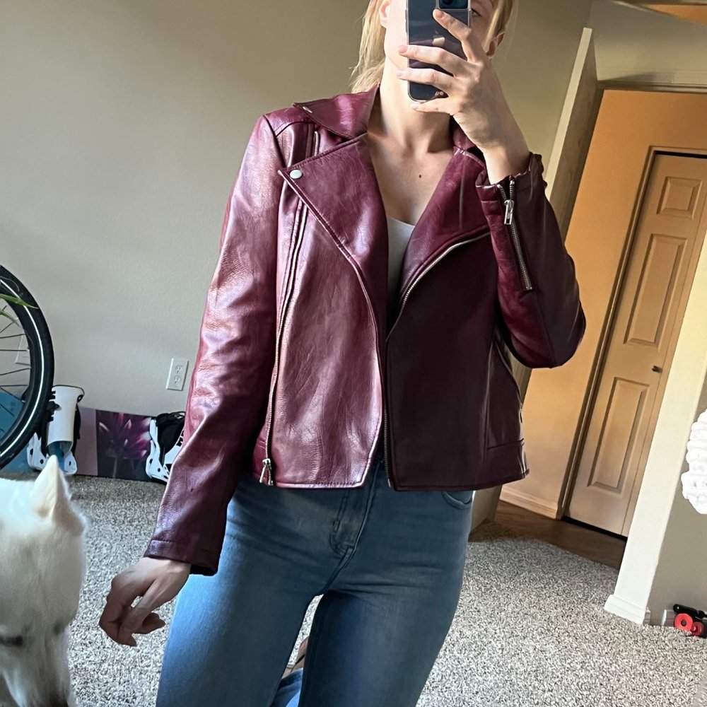 Faux Leather Jacket
